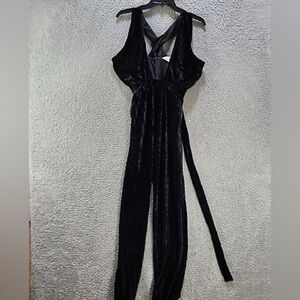 Black Sleeveless Jumpsuit